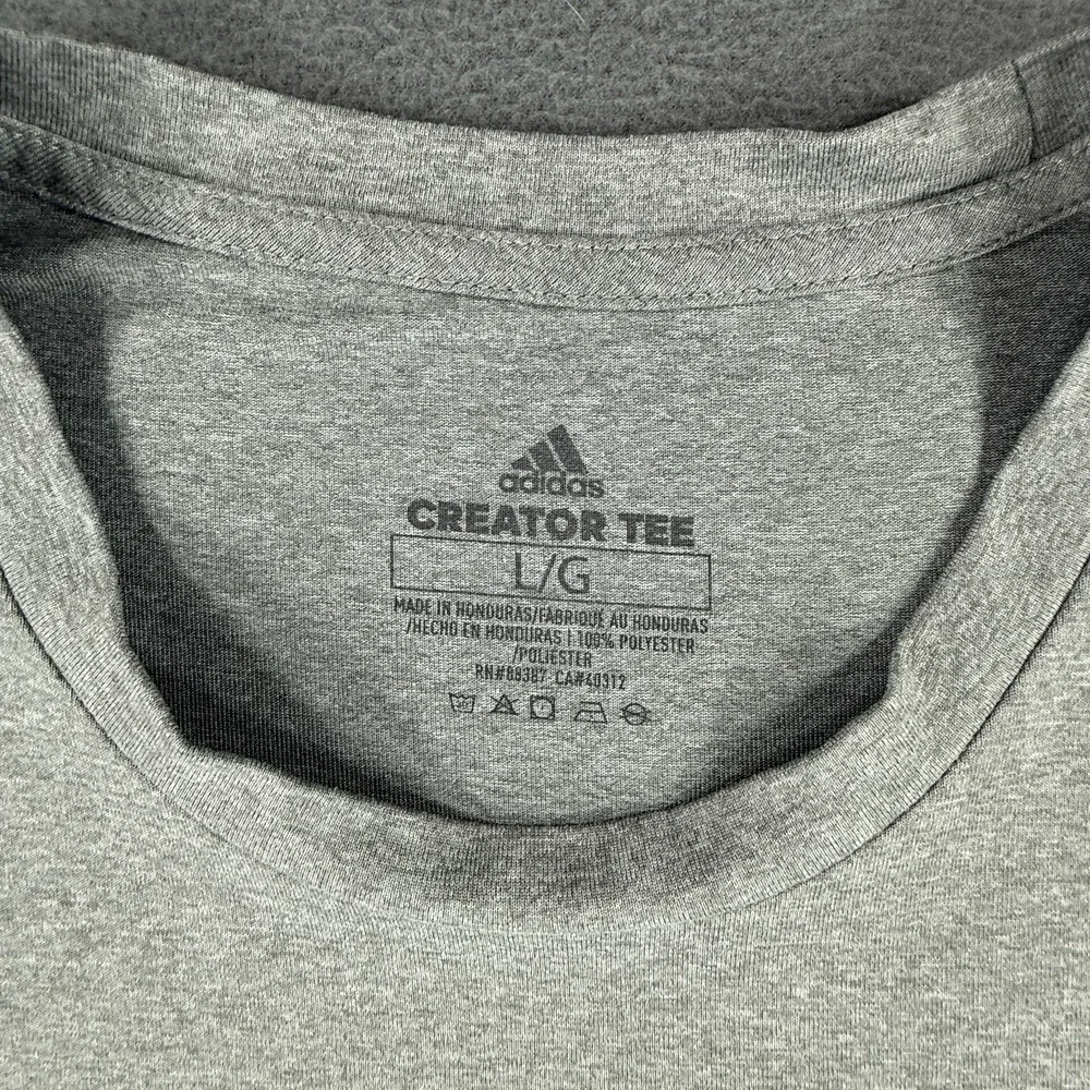 Texas A&M Aggies Volleyball Shirt Gray Large Dri-Fit University Logo Adidas